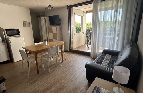Le Penon Apartamento | Seignosse Océano, apartamento de 1 dormitorio mas un alcoba, clasificado 1 estrella, acceso...