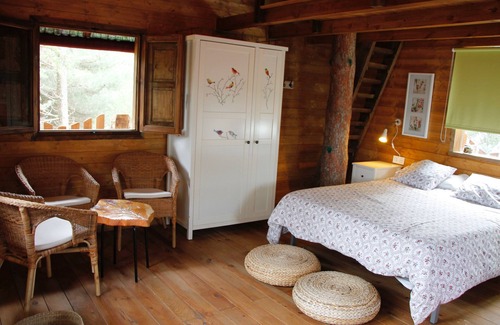 Prades Cabina | Casa en el árbol - Alzina (para 2 personas + 3niños)