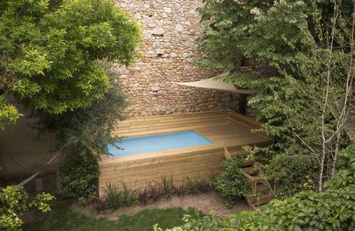 Vilanant Cabaña | Preciosa masia con jardín y piscina para 16 personas, ideal familias y amigos