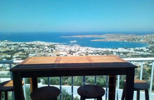 Paros Casa | Semi-detached house on the heights of Parikia - Exceptional view of the Cyclades