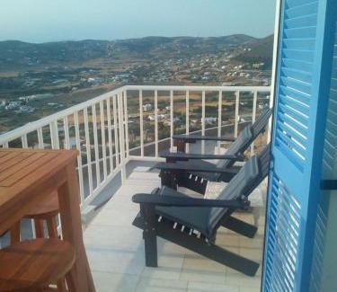 Paros Casa | Semi-detached house on the heights of Parikia - Exceptional view of the Cyclades