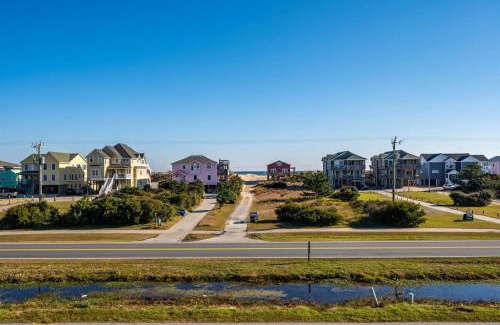 South Nags Head Casa | Semi-Oceanfront Hot Tub Pool and Tennis Access