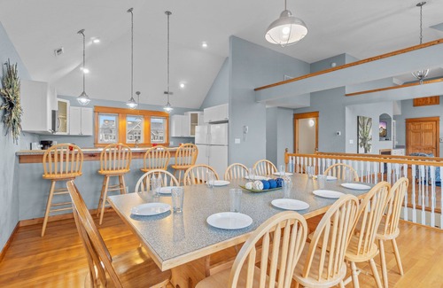 Wind Over Waves Casa | Vistas excepcionales! Semi-Soundfront-Pool, Jacuzzi, GameRm, Cmty Sound / Pier Access
