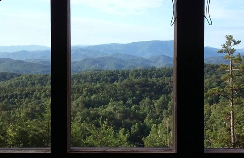 Sevierville Cabina | Stairway to Heaven ... Recluido, impresionantes vistas, decoración elegante, EZ Access,