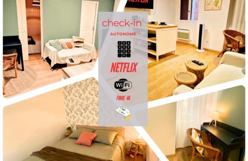 Sens Apartamento | Serene 1BR Oasis in the Heart of Sens Center