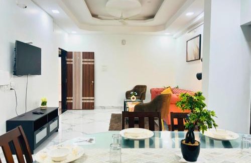 Hyderabad Apartamento | Serene 3BHK Upscale Apt in CityCenter by SeraiStays