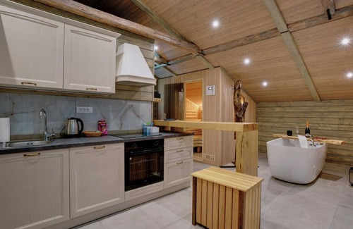 Lasko Apartamento | Serene and Radiant Retreat Apartments - One Bedroom Apartment with Sauna