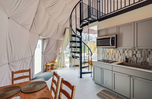 Lampasas Casa | Serene Hill Country Luxury Glamping Dome - Burnet County