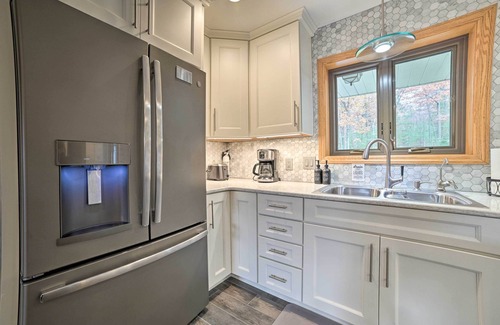 Rapid City Casa | Serene Riverfront Home w/ Torch Lake Access!