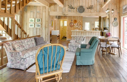 Falls Village Casa | Serene Salisbury Rental Home on 26 Acres w/ Deck!