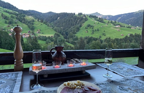 Ruedisbach Apartamento | Serviced Apartment Chalet Bärgblüml i Ha by Interhome