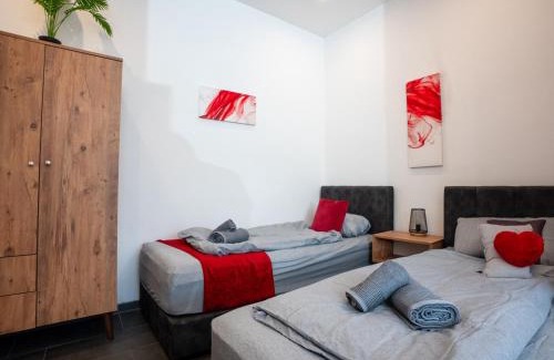 Hochlarmark Apartamento | Serviceroom24 - Space in Recklinghausen Hoch WLAN - Smart-TV - 24-7 Check-in und Küche