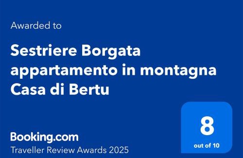 Borgata Sestriere Apartamento | Sestriere Borgata appartamento in montagna Casa di Bertu