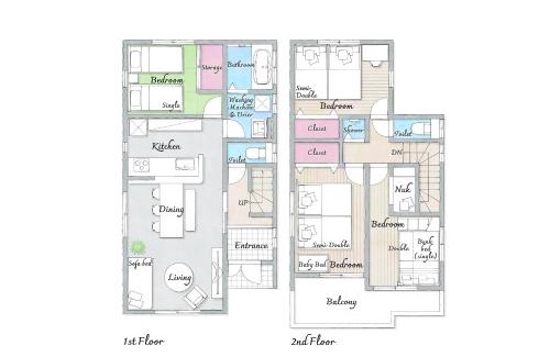 Togo-cho Apartamento | Seto-Near Ghiburi Park-Nagoya45mim-Family