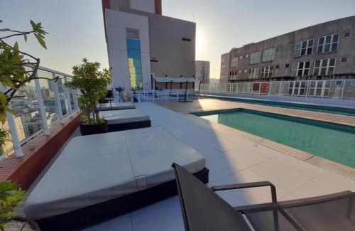 Gonzaga Apartamento | SHB - Lazer completo c/piscina e sauna no Gonzaga