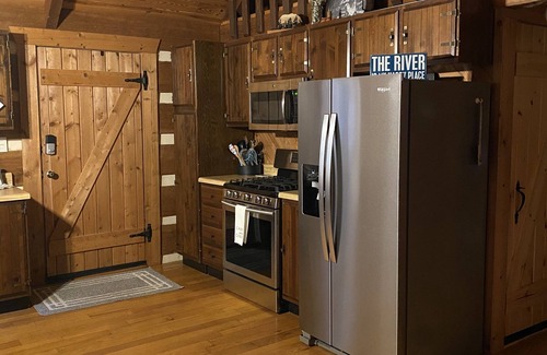 Fishers Hill Cabina | Shenandoah river front cabin, hot tub, fireplace, cabin, screened in porches.