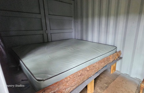 Mohawk Cabina | Shipping contain conversion into cozy copper Country cabin!!