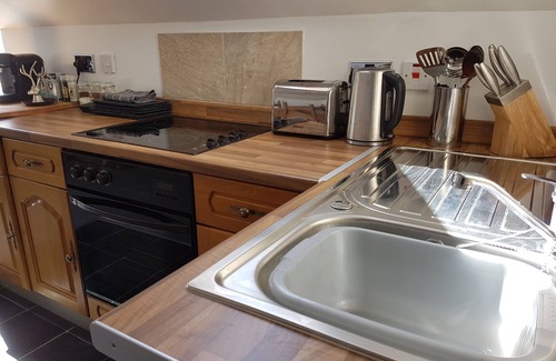 Melvaig Apartamento | Shiskine: apartamento con cocina con vistas impresionantes