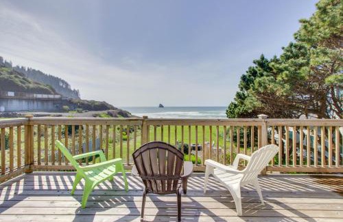 Cape Meares Casa | Shoreline Cottage Oceanfront Vacation Rental