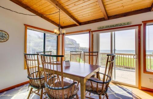 Cape Meares Casa | Shoreline Cottage Oceanfront Vacation Rental