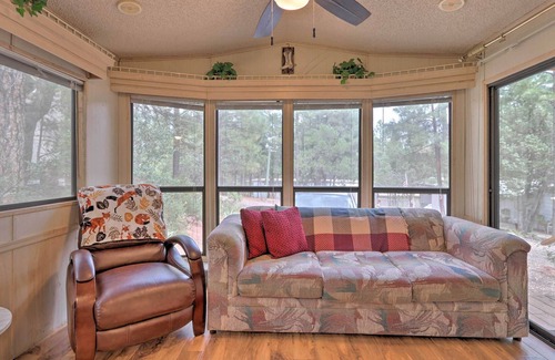 Show Low Casa | ¡NUEVO! Show Dog-Friendly Cabina baja 13 millas a Hon-Dah!