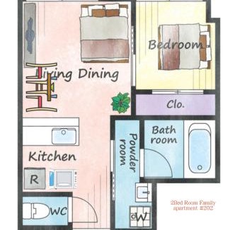 Shin-yashiki-cho Apartamento | Sign Palace サインパレス