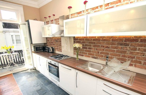 Brighton City Centre Apartamento | Sillwood Balcón Apartamento: 1 dormitorio, 2 plazas, balcón, cerca de primera línea de mar, Wi-Fi