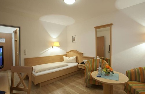 Oberammergau Casa | Habitación Individual con ducha - Parkhotel Sonnenhof