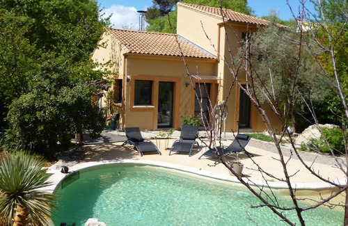 Aiguelongue Villa | villa de una planta en Montpellier con jardín y piscina ajardinada, 4 personas