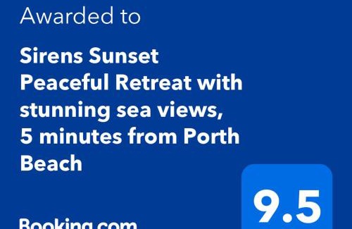 Porth Cama Y Desayuno | Sirens Sunset Peaceful Retreat with stunning sea views, 5 minutes from Porth Beach