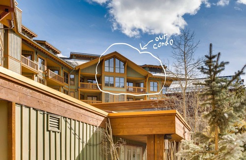 Copper Mountain Condominio | Entrada / salida de esquí Copper One Lodge Penthouse Hotel Style Condo w / Hot Tub