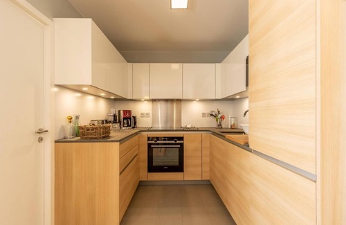 Arc-1800 Apartamento | 7.o piso, vista pistas, fitness, piscina, sauna, hammam, balcón, parking, tv, local para esquís