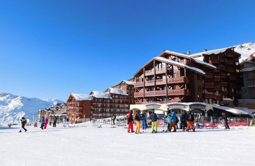 Val-Thorens Apartamento | 100m del centro estación, fitness, balcón, tv, local para esquís, 49m², Val Thorens