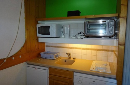 Arc-1800 Apartamento | 50m del centro estación, 16.o piso, vista valle, tv, 29m², Les Arcs