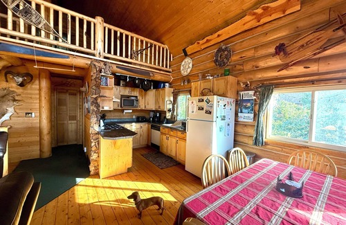 Powder Mountain Cabina | A pie de pistas - esquí fuera Log Cabin en la montaña de polvo
