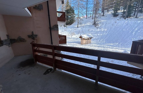 Les Claux Apartamento | Apartamento de Esquí en Vars con Acceso a Balcón y Piscina