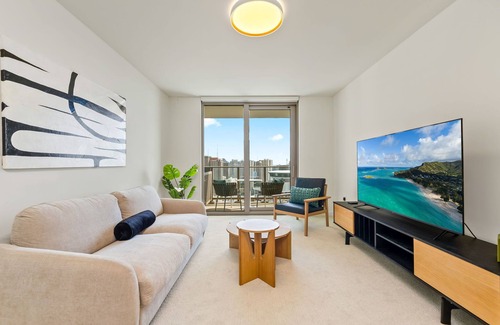 Ala Moana Condominio | Sky Ala Moana 3305: 1 BR, 1 BA Condominium in Honolulu, Sleeps 2
