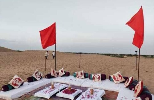 Kanoi Alquiler De RV | Sky Blue Desert Camp Jaisalmer