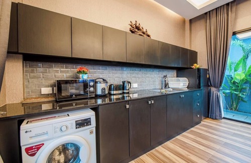 Kao Yai Villa | Villa Sky Blue con piscina en Hua Hin, 3 dormitorios y 4 baños, cerca de la playa de Cha-Am