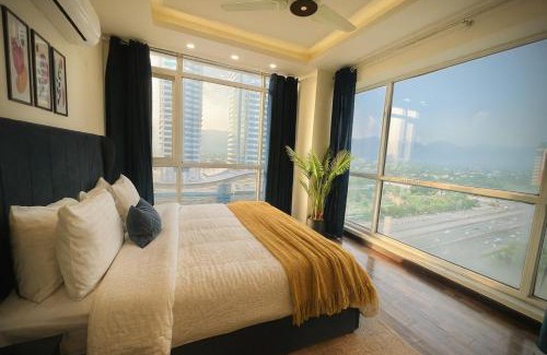 Blue Area Hotel | Sky Heights Residency-Luxury Hotel Apartments Facing Centaurus Mall Islamabad