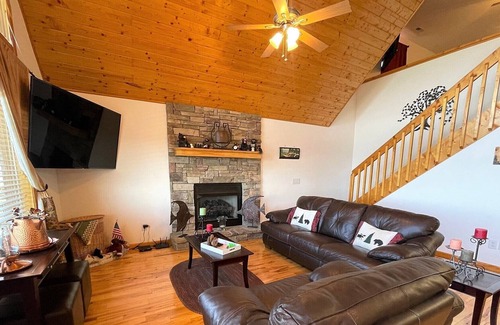 Upper Peachtree Chalet De Esquí | Sky High - beautiful long range mountain views!
