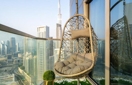 Downtown Dubai Apartamento | Sky-high Oasis Burj Khalifa Views, Rooftop Infinity Pool, 3BR apartment in Paramount Hotel Midtown