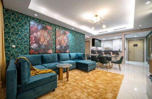 Downtown Dubai Apartamento | Sky-high Oasis Burj Khalifa Views, Rooftop Infinity Pool, 3BR apartment in Paramount Hotel Midtown