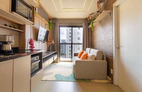 Pinheiros Apartamento | Sky Vibe 19th with 1 Bedroom Px Shop Eldorado and Metro