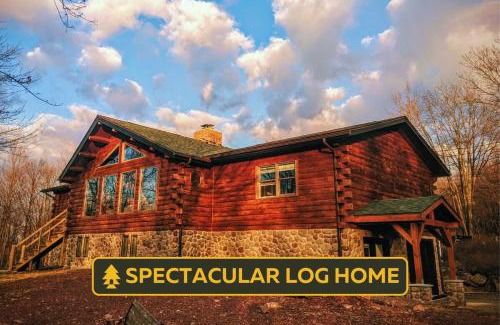Albrightsville Chalet De Esquí | Skypine Lodge - Log Lodge Atop the World