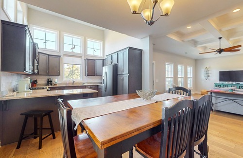 Caswell Beach Casa | Slowin' Dune | Lavish Island Getaway with Golf Cart Near Beach, Golf, & Dining