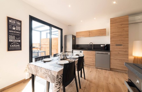 Sorede Apartamento | Pequeña casa "Côté Nature" con vistas a la montaña, Wi-Fi y aire acondicionado