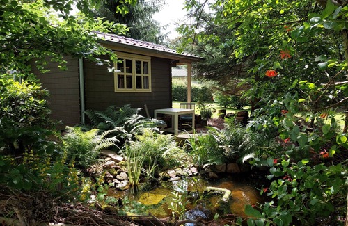 Gewissenruh Cabina | Complejo de casas de vacaciones Hilkenberg -kl. Cabaña de madera para 1-2 personas en plena naturaleza.
