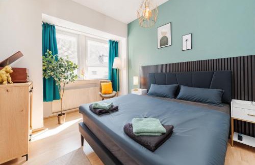 Frohnhausen Apartamento | Smart Home - Essen - Perfect for 5 Guests! Central - Balcony - Netflix - Free Parking Zone