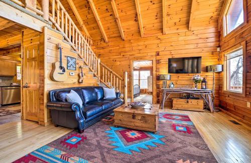 Bryson City Casa | Smoky Mountain Cabin Rental with Hot Tub and Fire Pit!
